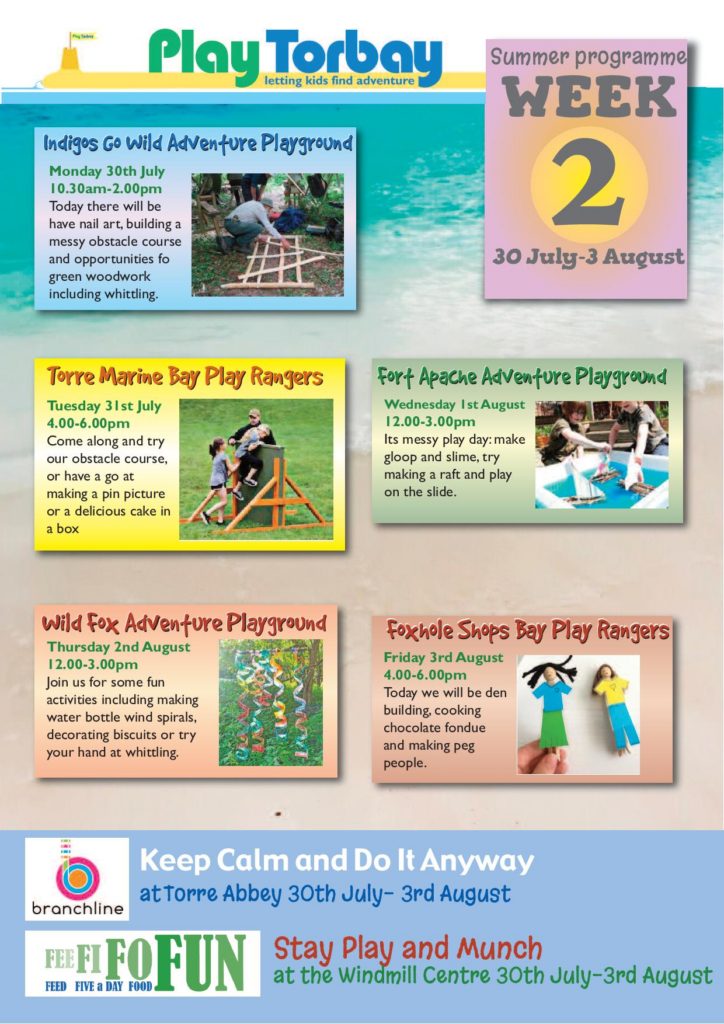 Play Torbay Week 2 activities